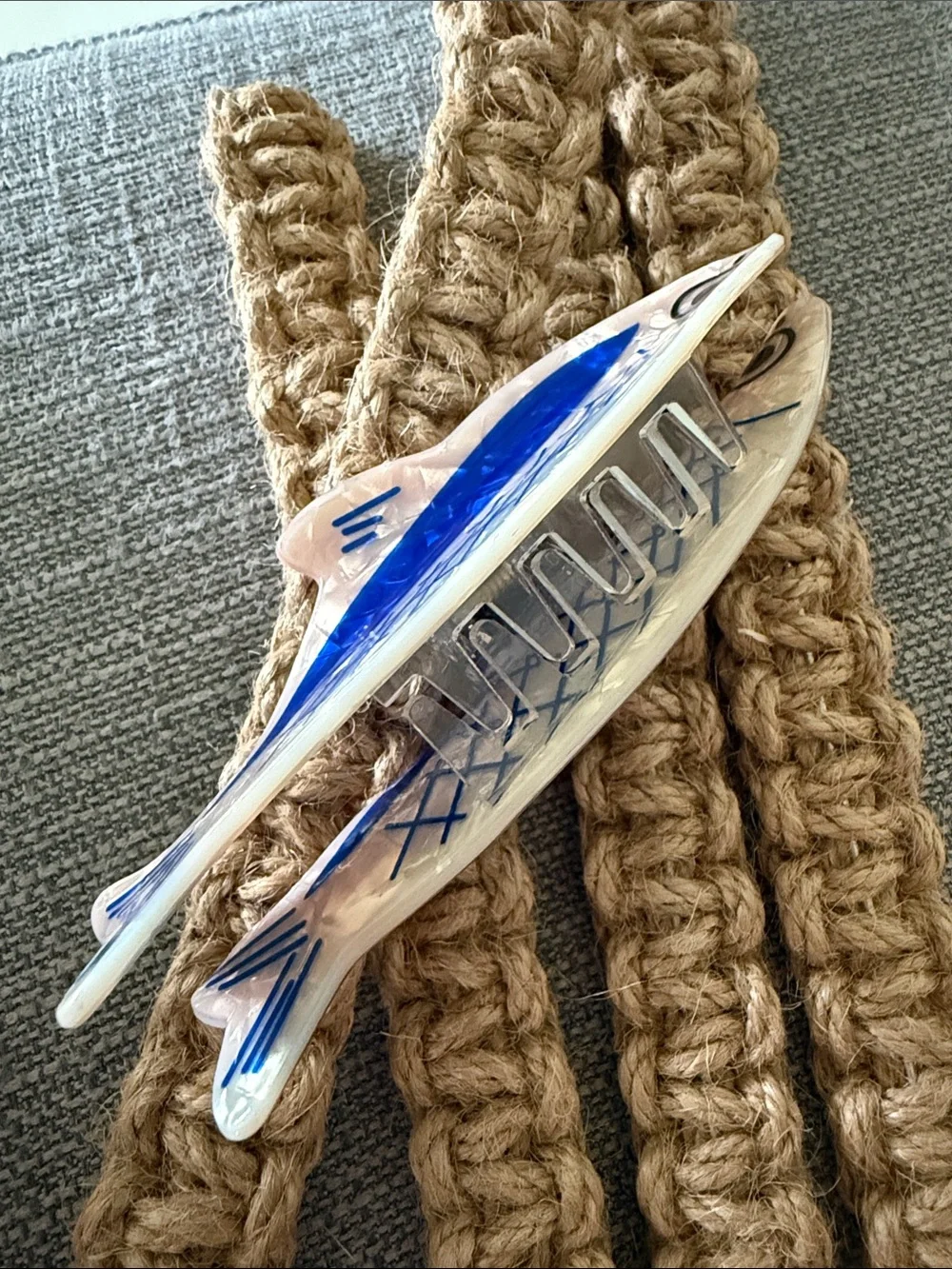 Sardine Fish Claw Hair Clip